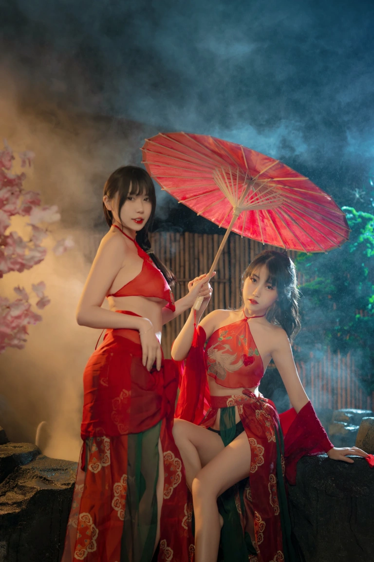 《古风双人》｜不呆猫&Tina很妖孽呀 · 16张写真