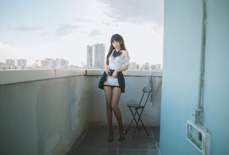《JK学妹户外》｜不呆猫 · 59张写真