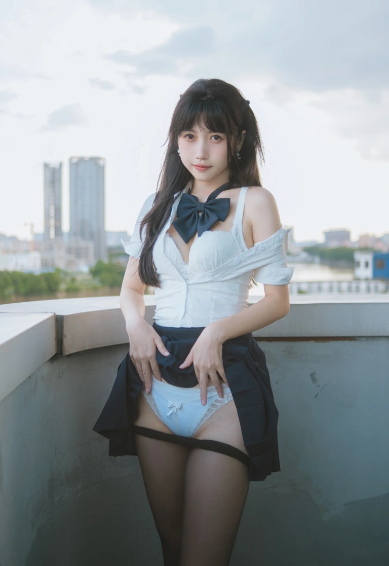 《JK学妹户外》｜不呆猫 · 59张写真