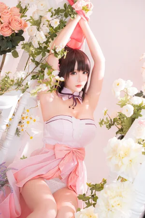 《加藤惠 粉礼服》｜星之迟迟 · 33张写真