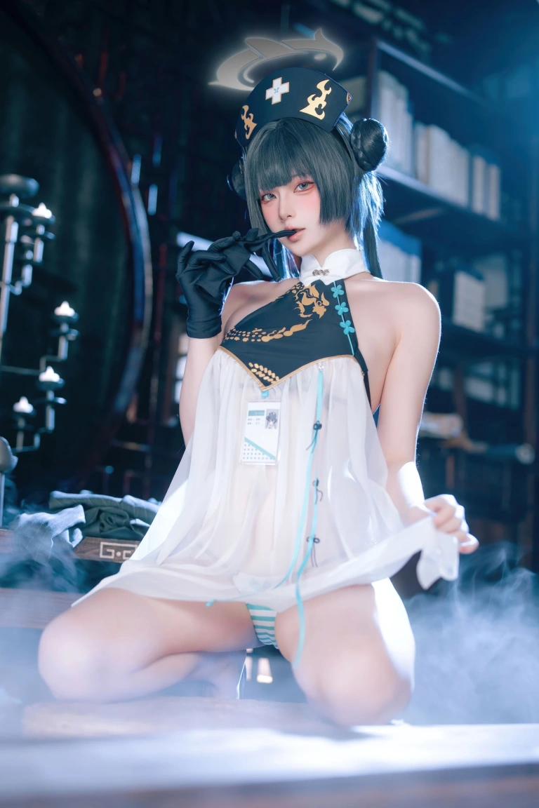 《蔚蓝档案 妃咲同人护士》｜屿鱼 · 65张写真