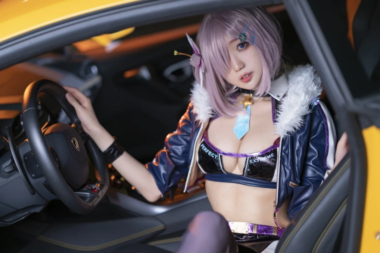 《玛修赛车》｜周叽是可爱兔兔 · 21张写真