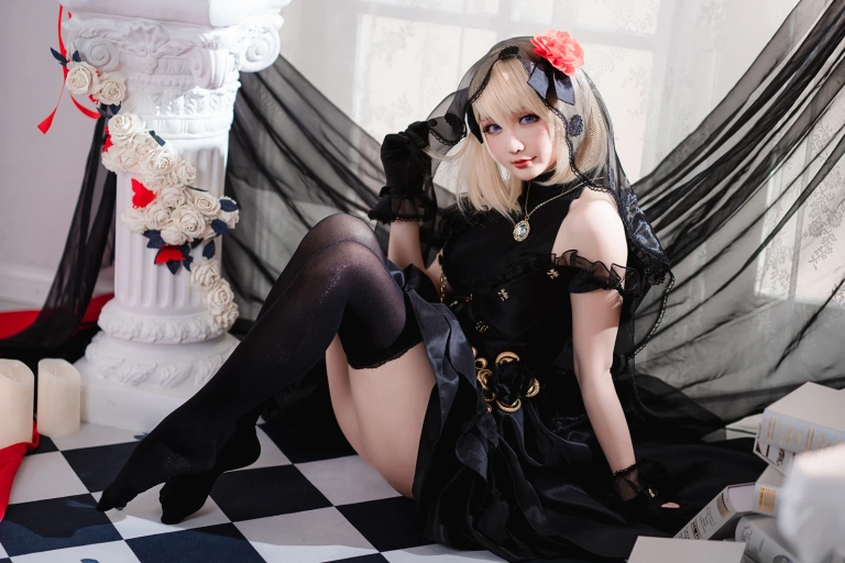 《斯卡哈maid&Z23婚纱》｜星之迟迟 · 150张写真、1 个视频
