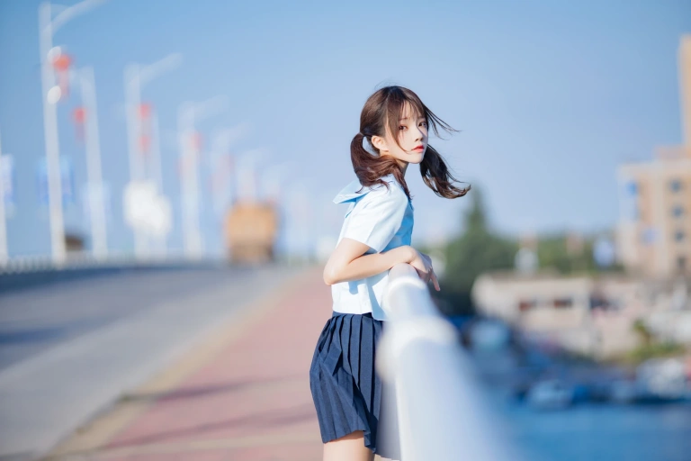 《蔚蓝》｜桜桃喵 · 33张写真