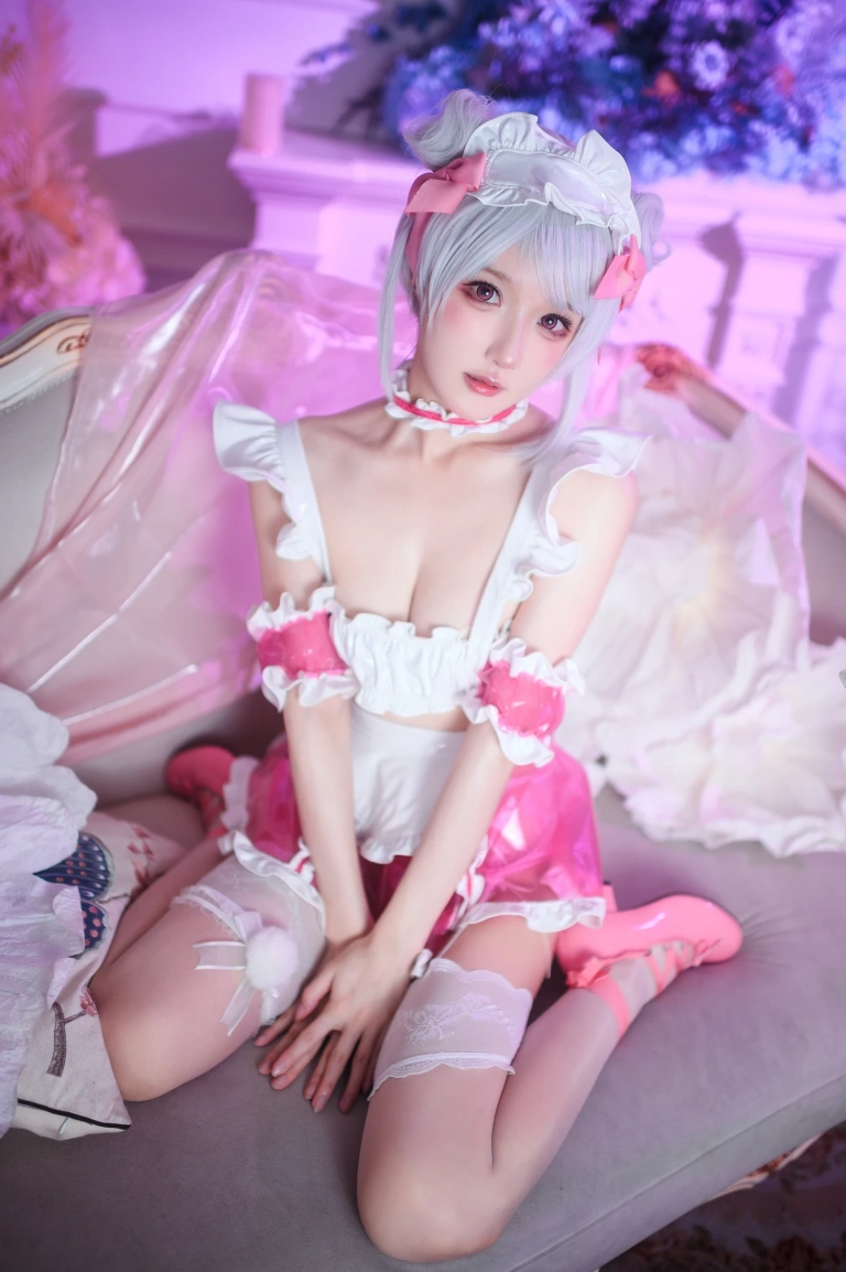 《七夕粉粉女仆》｜阿包也是兔娘 · 49张写真