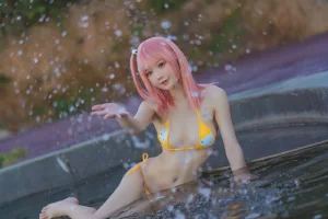 《生或死联动碧蓝航线 穗香泳装》｜阿包也是兔娘 · 29张写真