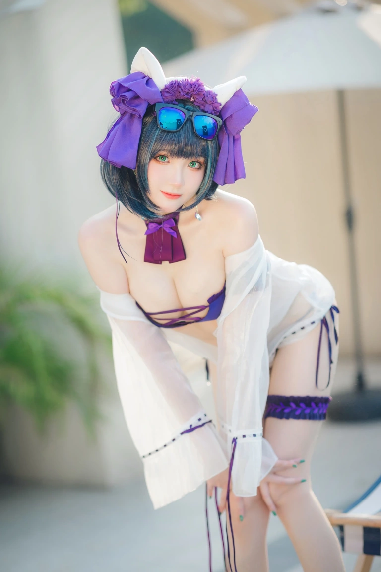 《柴郡泳装》｜瓜希酱 · 32张写真