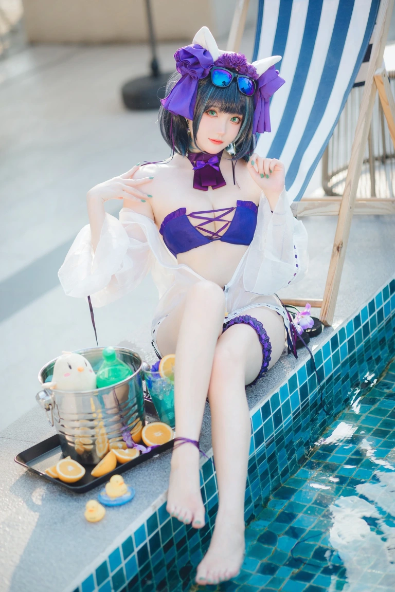 《柴郡泳装》｜瓜希酱 · 32张写真
