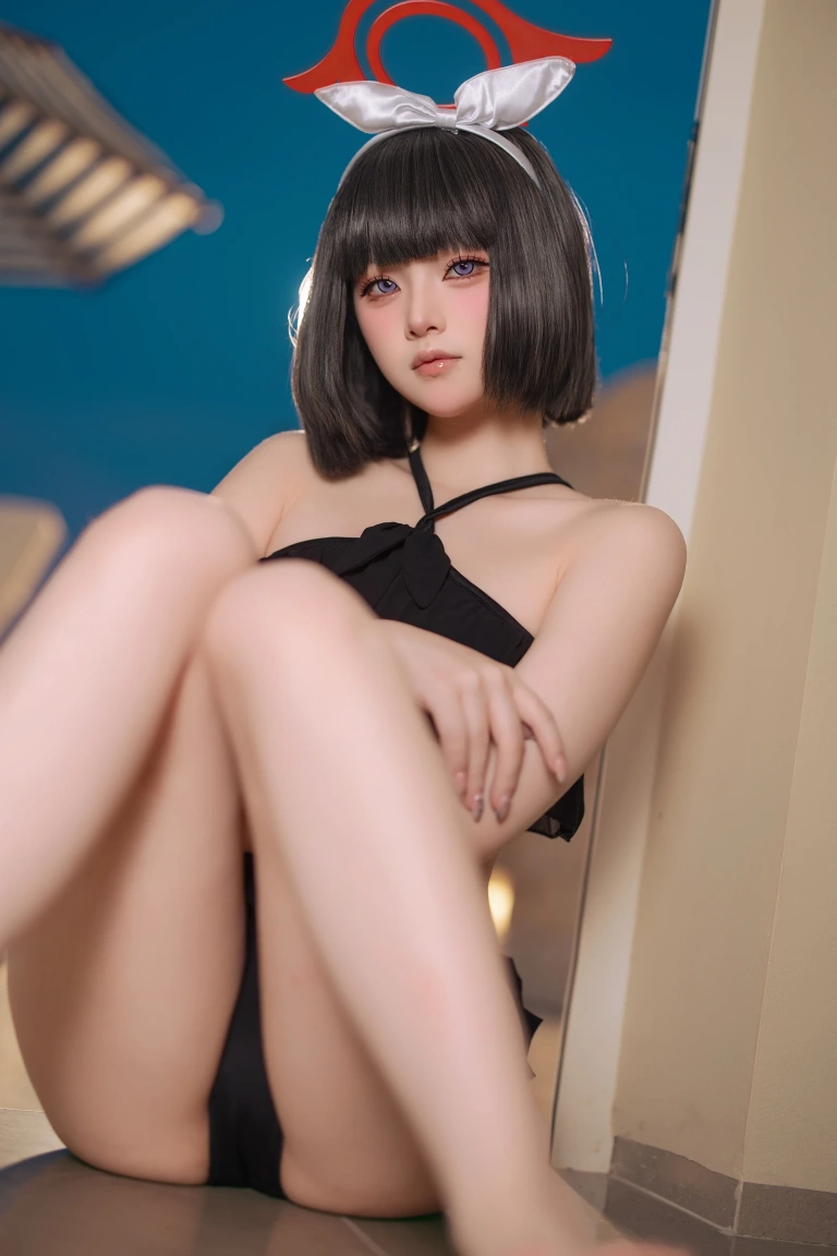 《蔚蓝档案 静山真白泳装》｜屿鱼 · 30张写真