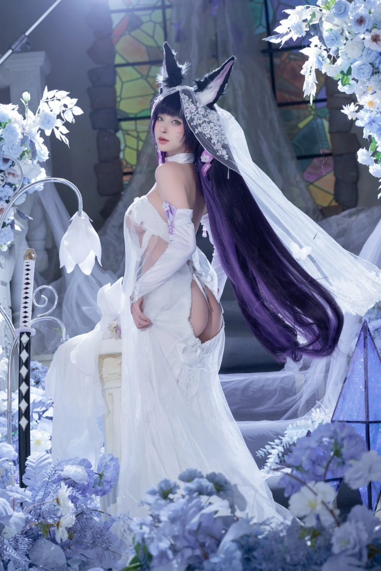 《碧蓝航线 武藏紫藤花》｜清水由乃 · 51张写真、1 个视频