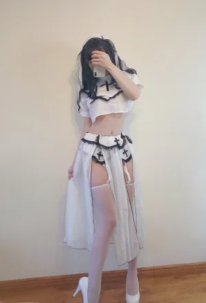 《白色修女服自拍》｜小仓千代 · 53张写真