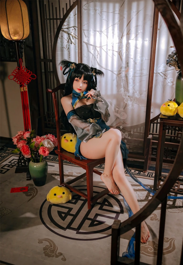 《碧蓝航线 大潮旗袍》｜日奈娇(椎名莜) · 25张写真