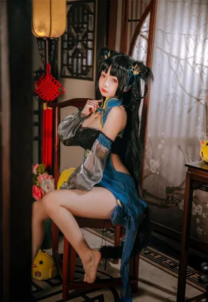 《碧蓝航线 大潮旗袍》｜日奈娇(椎名莜) · 25张写真