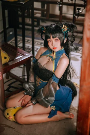 《碧蓝航线 大潮旗袍》｜日奈娇(椎名莜) · 25张写真