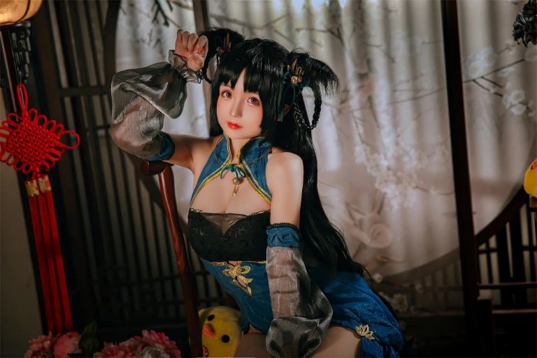 《碧蓝航线 大潮旗袍》｜日奈娇(椎名莜) · 25张写真