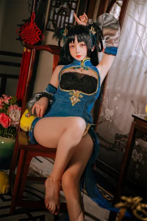 《碧蓝航线 大潮旗袍》｜日奈娇(椎名莜) · 25张写真