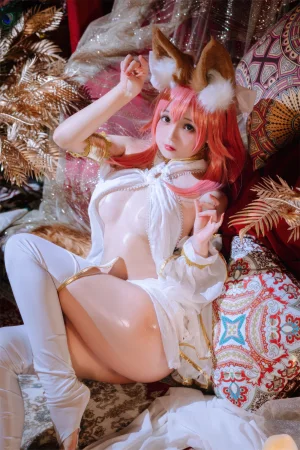 《玉藻前舞娘 涂油》｜日奈娇(椎名莜) · 54张写真