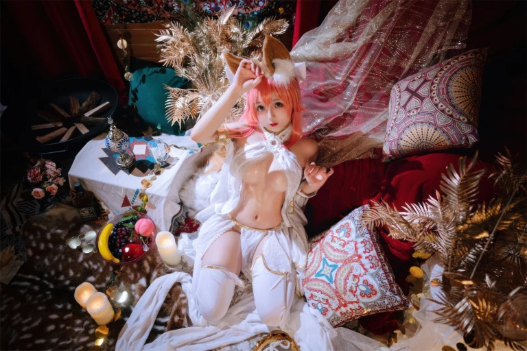 《玉藻前舞娘 涂油》｜日奈娇(椎名莜) · 54张写真