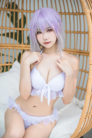 《SSSS.GRIDMAN宝多六花&新条茜 泳装》｜瓜希酱&Momoko葵葵 · 85张写真