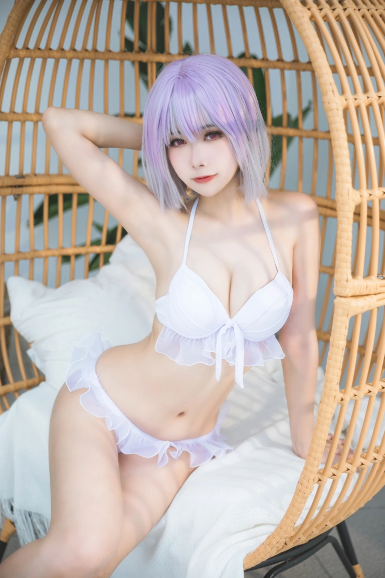《SSSS.GRIDMAN宝多六花&新条茜 泳装》｜瓜希酱&Momoko葵葵 · 85张写真