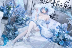 《碧蓝航线 柴郡废稿礼服》｜清水由乃 · 42张写真