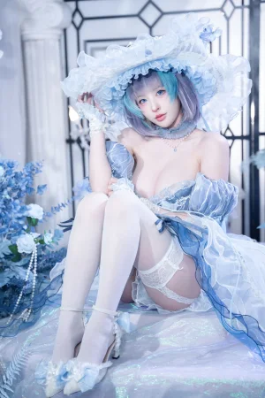 《碧蓝航线 柴郡废稿礼服》｜清水由乃 · 42张写真