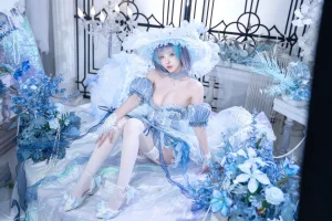 《碧蓝航线 柴郡废稿礼服》｜清水由乃 · 42张写真