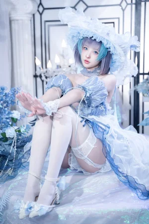 《碧蓝航线 柴郡废稿礼服》｜清水由乃 · 42张写真