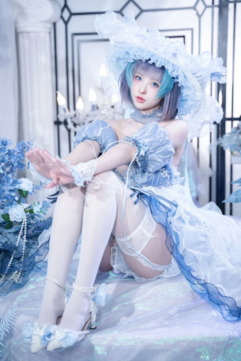 《碧蓝航线 柴郡废稿礼服》｜清水由乃 · 42张写真
