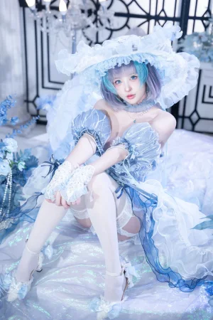 《碧蓝航线 柴郡废稿礼服》｜清水由乃 · 42张写真