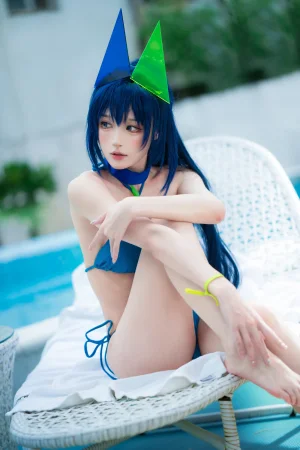《花园泳装》｜阿包也是兔娘 · 35张写真