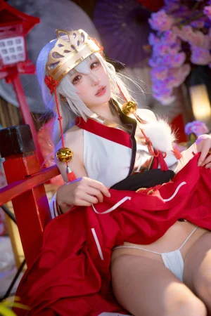 《樱境物语 巫女浴池》｜阿包也是兔娘 · 58张写真、1 个视频
