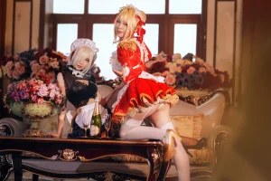 《Claudius x Kyrielight Maid》｜面饼仙儿&半半子 · 22张写真