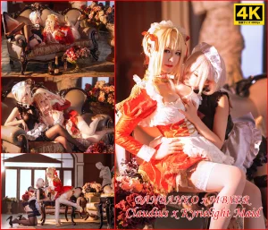 《Claudius x Kyrielight Maid》｜面饼仙儿&半半子 · 22张写真