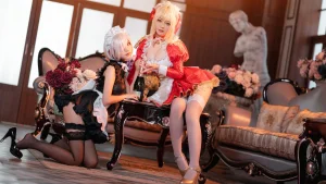 《Claudius x Kyrielight Maid》｜面饼仙儿&半半子 · 22张写真