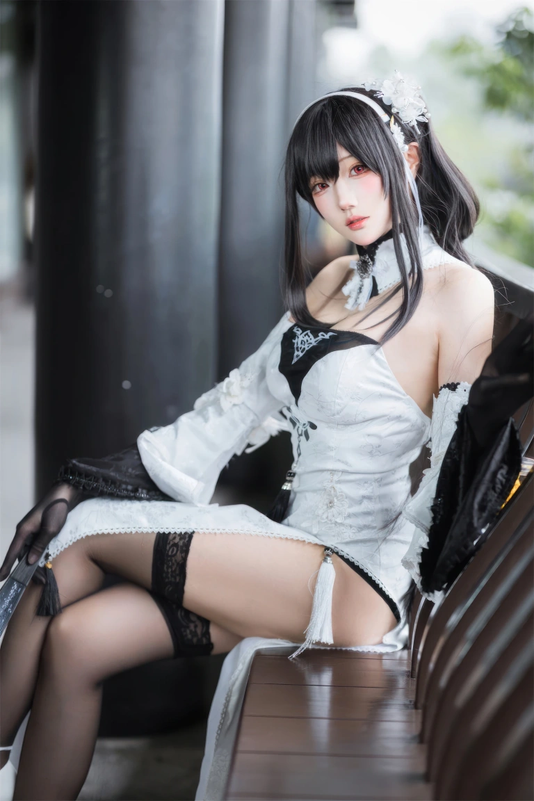 《碧蓝航线 镇海旗袍》｜瓜希酱 · 15张写真