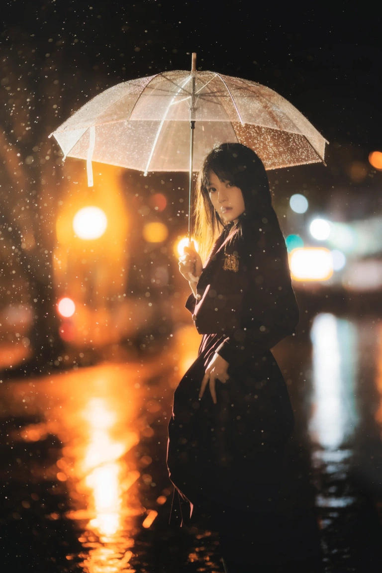 《桜桃未熟3 雨下》｜桜桃喵 · 43张写真