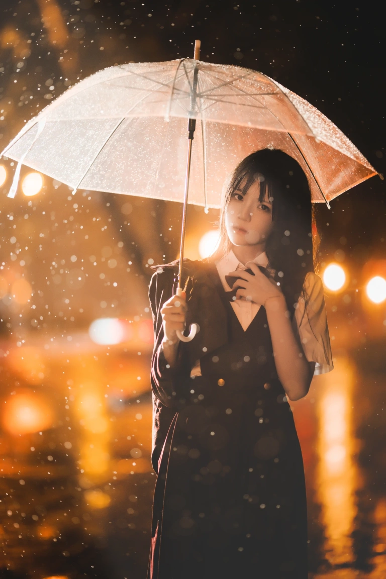 《桜桃未熟3 雨下》｜桜桃喵 · 43张写真