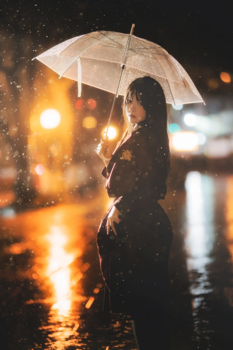 《桜桃未熟3 雨下》｜桜桃喵 · 43张写真