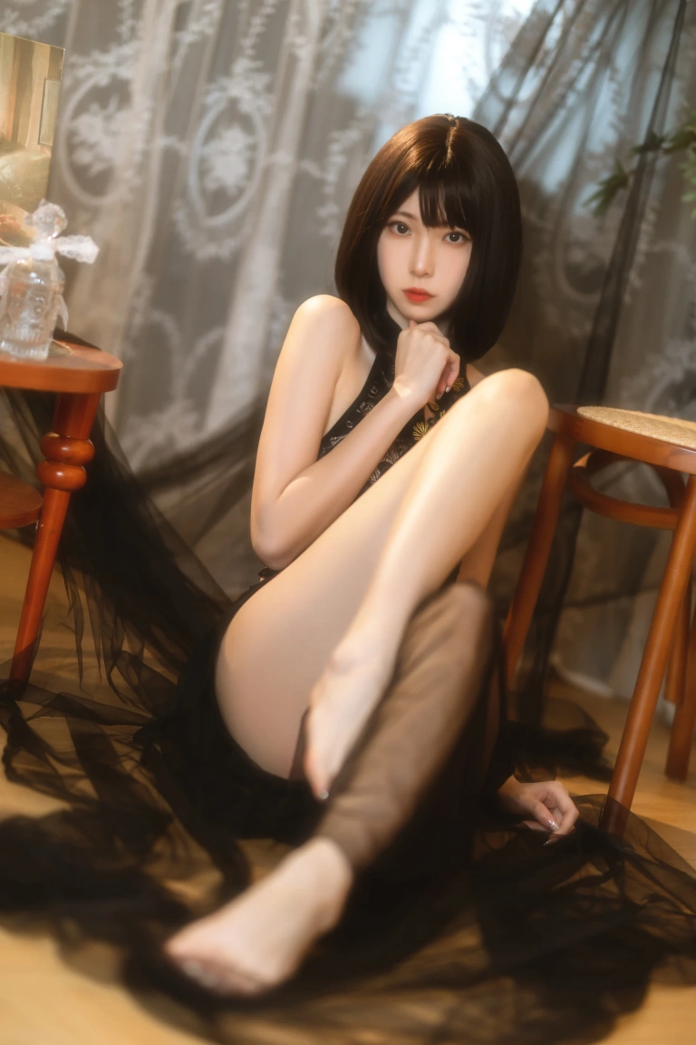 《纯欲黑纱》｜许岚 · 40张写真