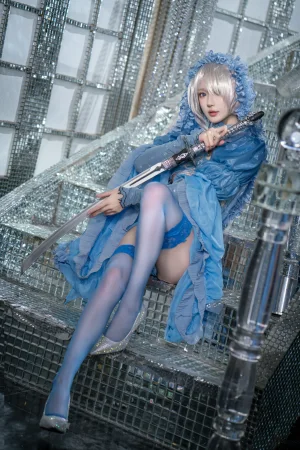 《冰雪2B》｜阿包也是兔娘 · 42张写真