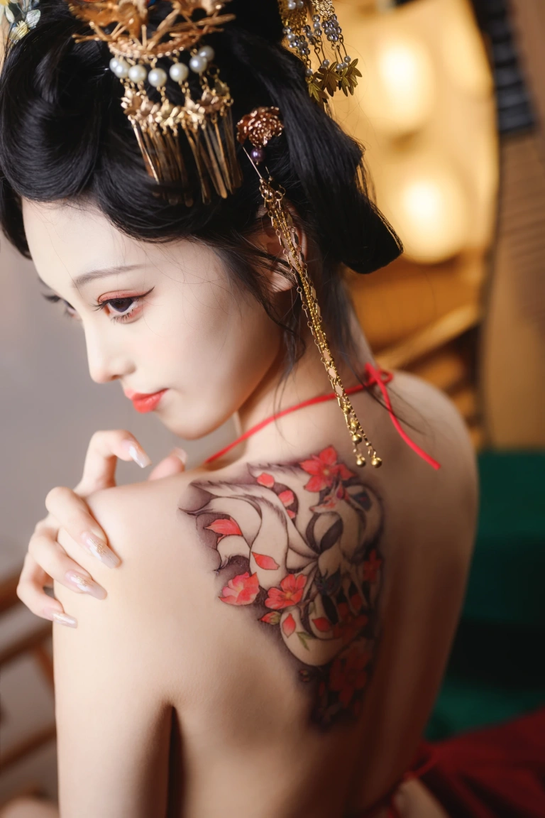 《唐宫夜宴》｜蜜汁猫裘 · 61张写真、1 个视频