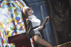 《加冕图 修女》｜阿包也是兔娘 · 26张写真