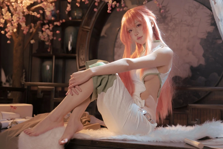 《碧蓝航线 英仙座旗袍》｜阿包也是兔娘 · 30张写真