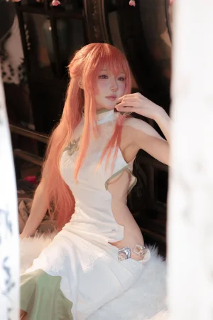 《碧蓝航线 英仙座旗袍》｜阿包也是兔娘 · 30张写真