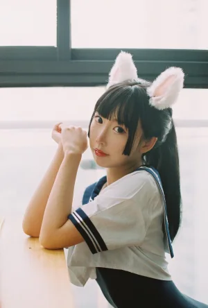 《水手服 死库水》｜面饼仙儿 · 35张写真