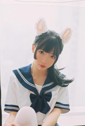 《水手服 死库水》｜面饼仙儿 · 35张写真