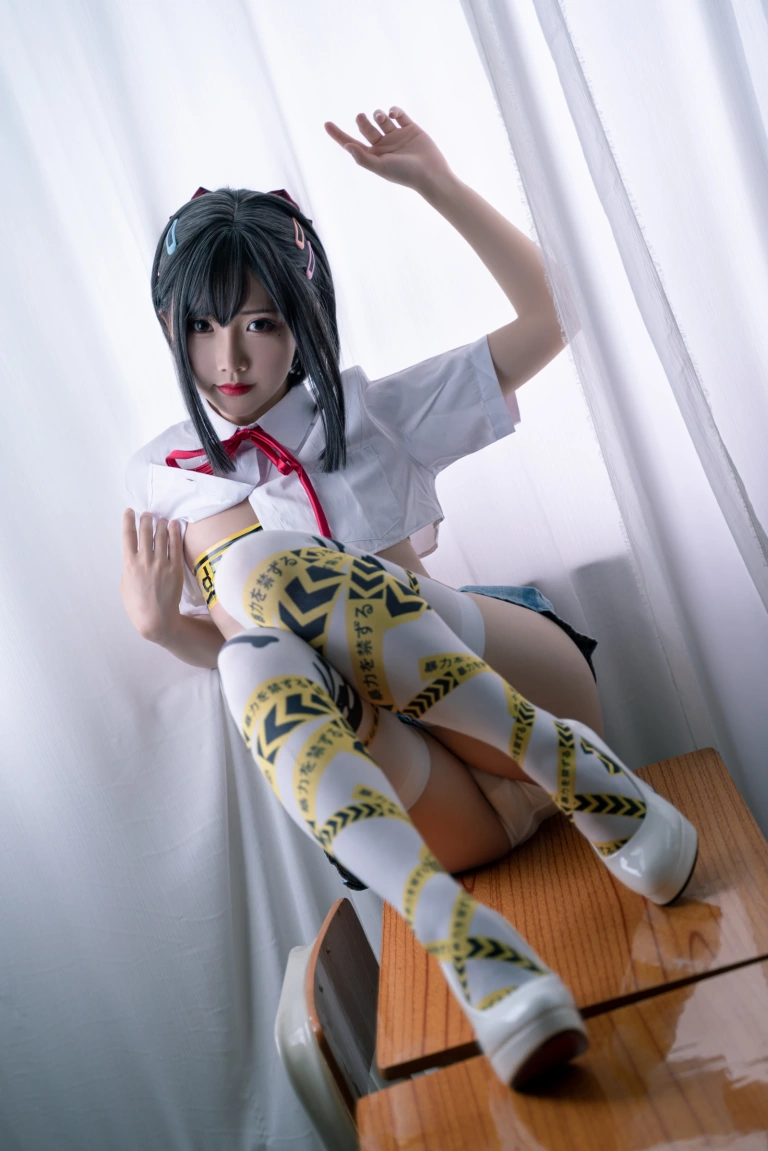 《短校服胶带》｜面饼仙儿 · 32张写真