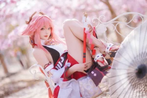 《原神 八重神子》｜瓜希酱 · 20张写真