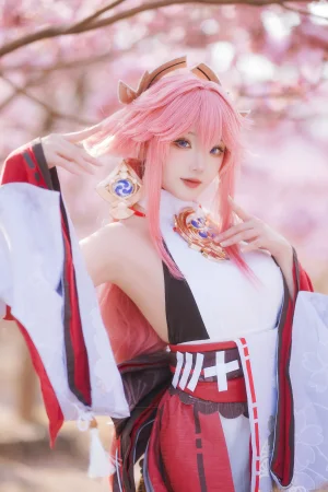 《原神 八重神子》｜瓜希酱 · 20张写真